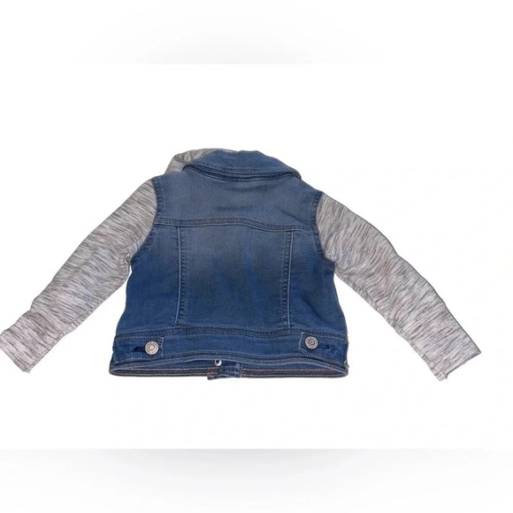 NWOT Cat & Jack Denim Cat Hood Denim Jacket. Size 12m - Picture 3 of 6